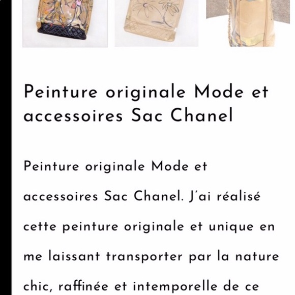 RARE Collector Paris only CHANEL all Handpainted❤️ - Picture 4 of 16